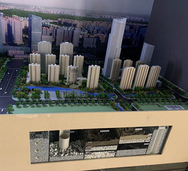丰城市建筑模型